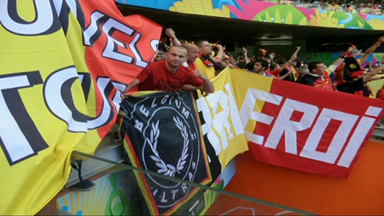 Jérôme, supporter, au Stade du Maracana