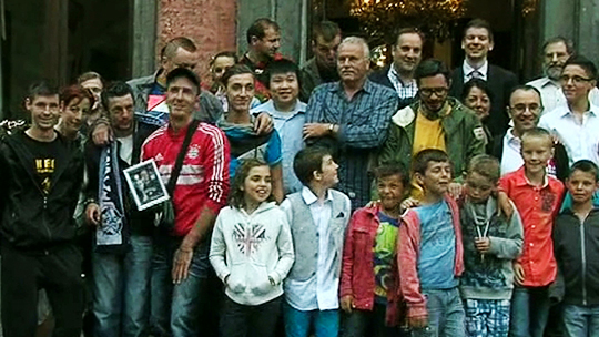 Hommage aux équipes championnes à Fleurus