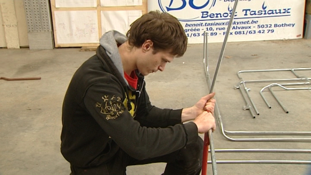 Le Châtelettain Julian Bravin se prépare pour l'Euroskills 2014