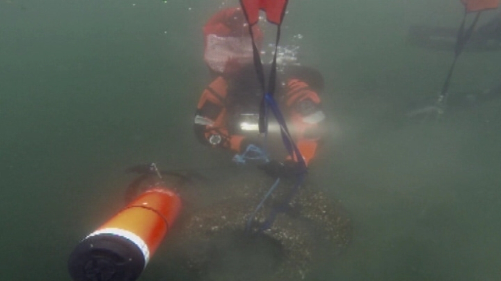 14090706 200 plongeurs pour nettoyer les Lacs de l'Eau d'Heure