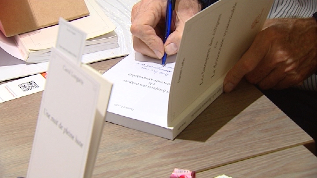 Premier salon du livre à Gosselies