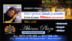 0 Remportez 5 X 2 dîner-spectacle Herbert Léonard