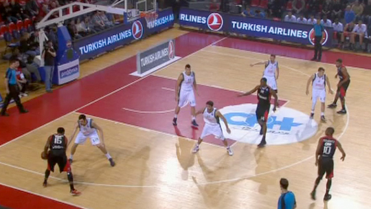 14112702 Belle victoire du Spirou face à Séville en Eurocup !