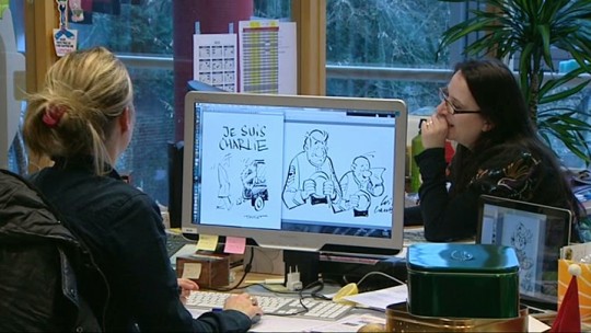 0 Le magazine Spirou solidaire avec Charlie Hebdo