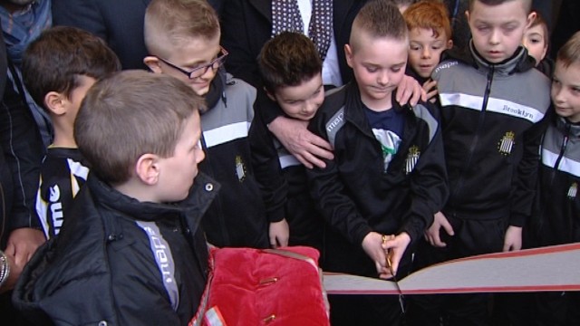 L'école des jeunes du Sporting a été inaugurée aujourd'hui