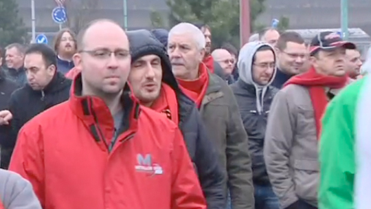 15031001 Les ouvriers de Nexans ont débrayé ce matin