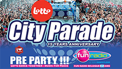 0 Remportez 25 x 2 entrées pour la CITY PARADE PRE-PARTY
