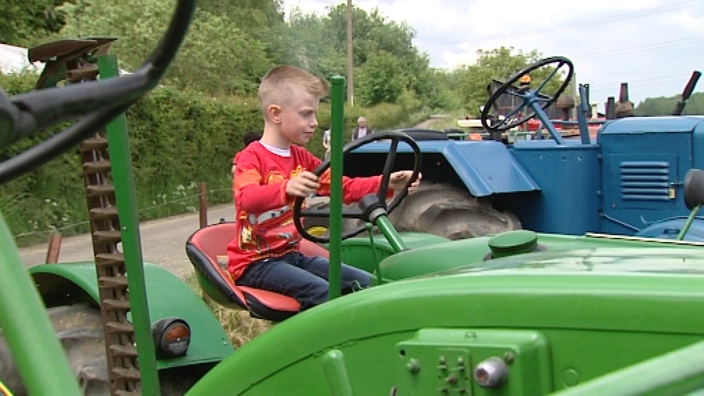 Les passionnés de tracteurs anciens étaient rassemblés aujourd'hui à Seneffe