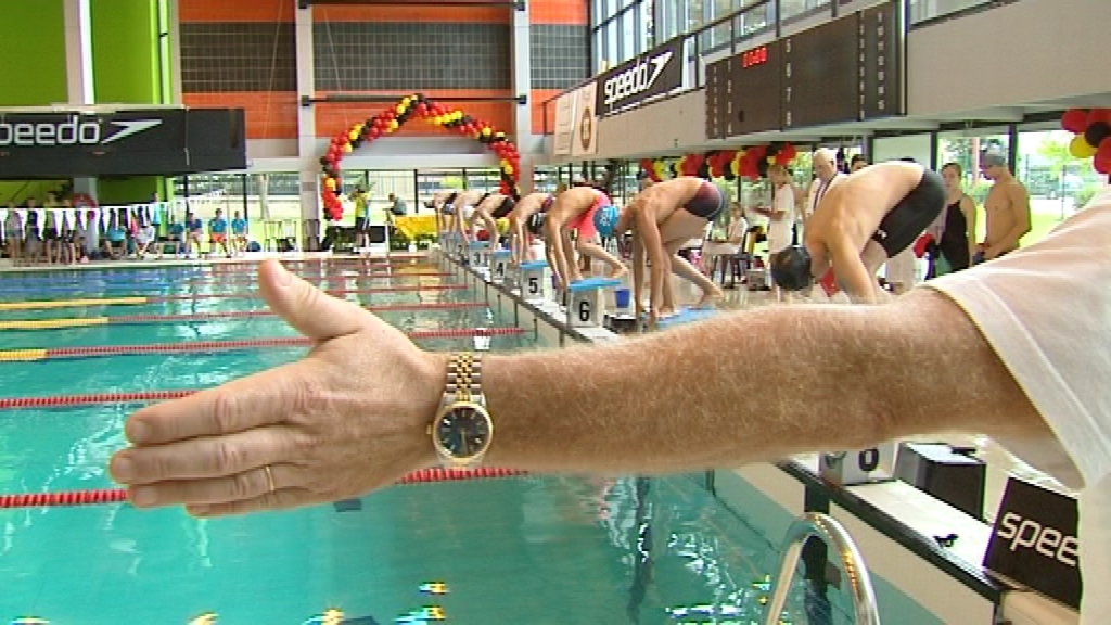 Championnat belge de natation à l'Hélios