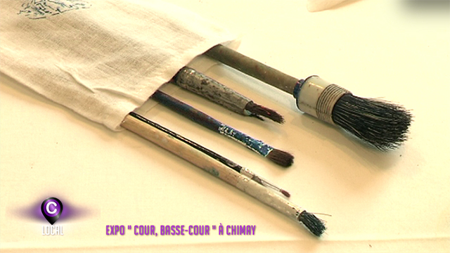 0 Cour, Basse-Cour, expo de Chantale Anciaux