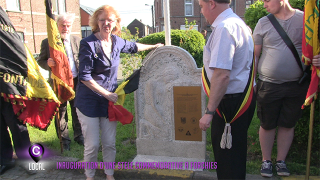 0 Inauguration d'une stèle commémorative à Forchies