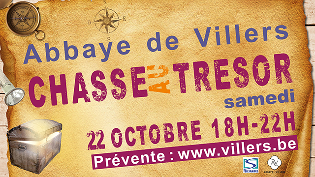 0 Remportez 10x2 entrées pour une chasse au trésor (Abbaye de Villers-la-Ville)