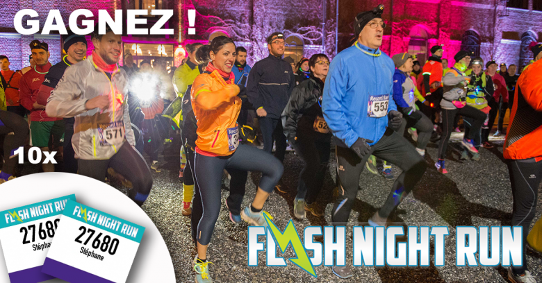 10 places duo pour la Flash Night Run du 10/03