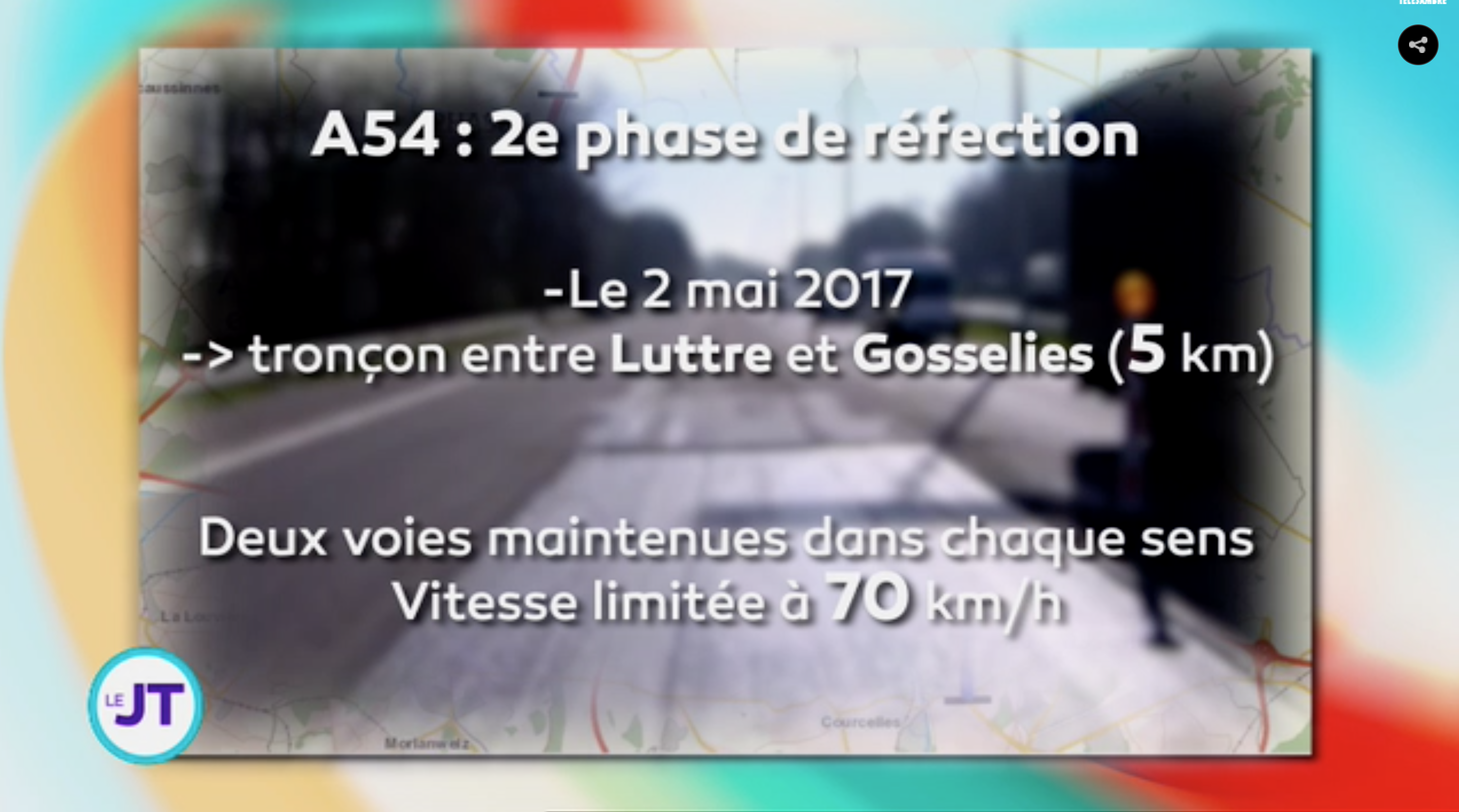 La réfection de l'autoroute A54 se poursuit