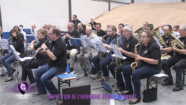 Répétition de l'Harmonie Royale de Mellet
