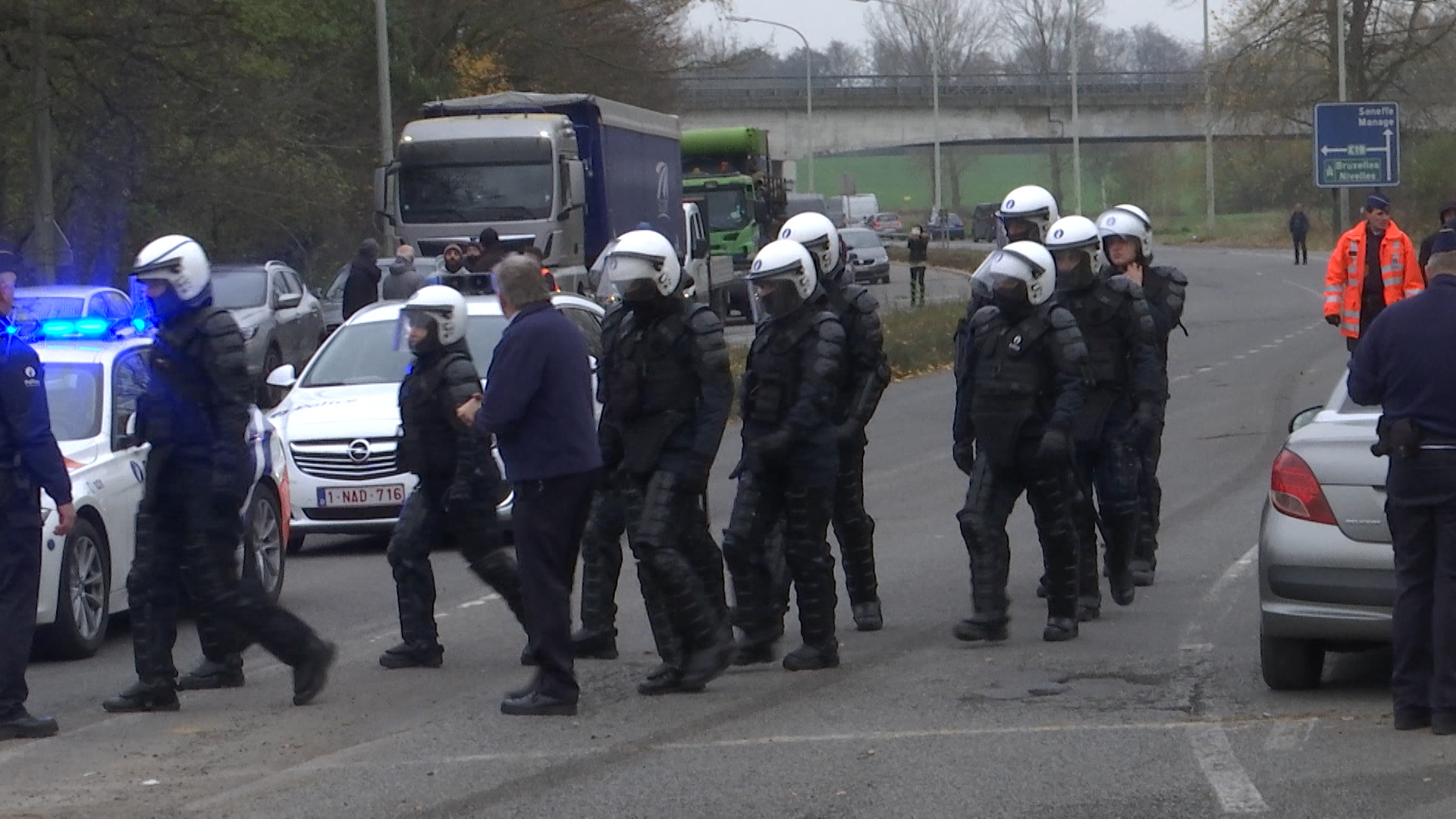 Feluy: 23 arrestations et les mesures répressives à venir 