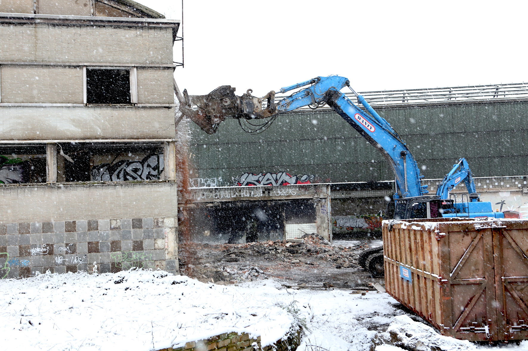 Charleroi: début des travaux pour l’aménagement du Decathlon 