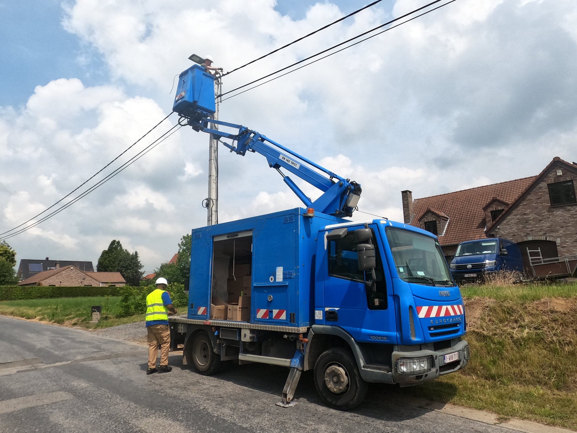 Les Bons-Villers: Remplacement de l’éclairage public par du LED 