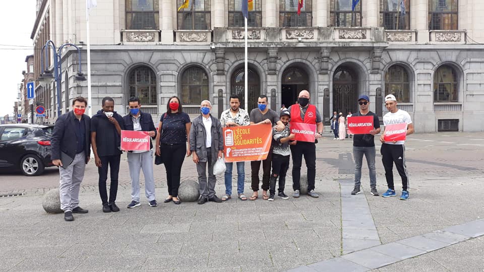 Journée mondiale des réfugiés: 5.000 sans-papiers à Charleroi ! 