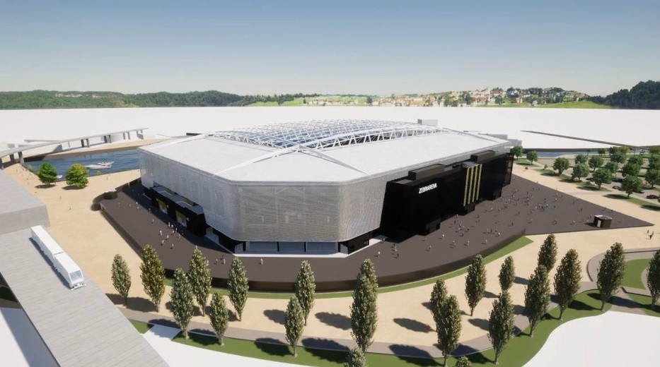 Une nouvelle maquette du futur stade du Sporting 