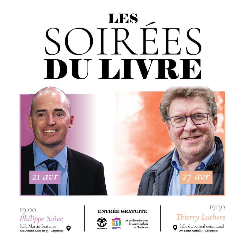 Philippe Saive et Thierry Luthers seront présents à Gerpinnes !