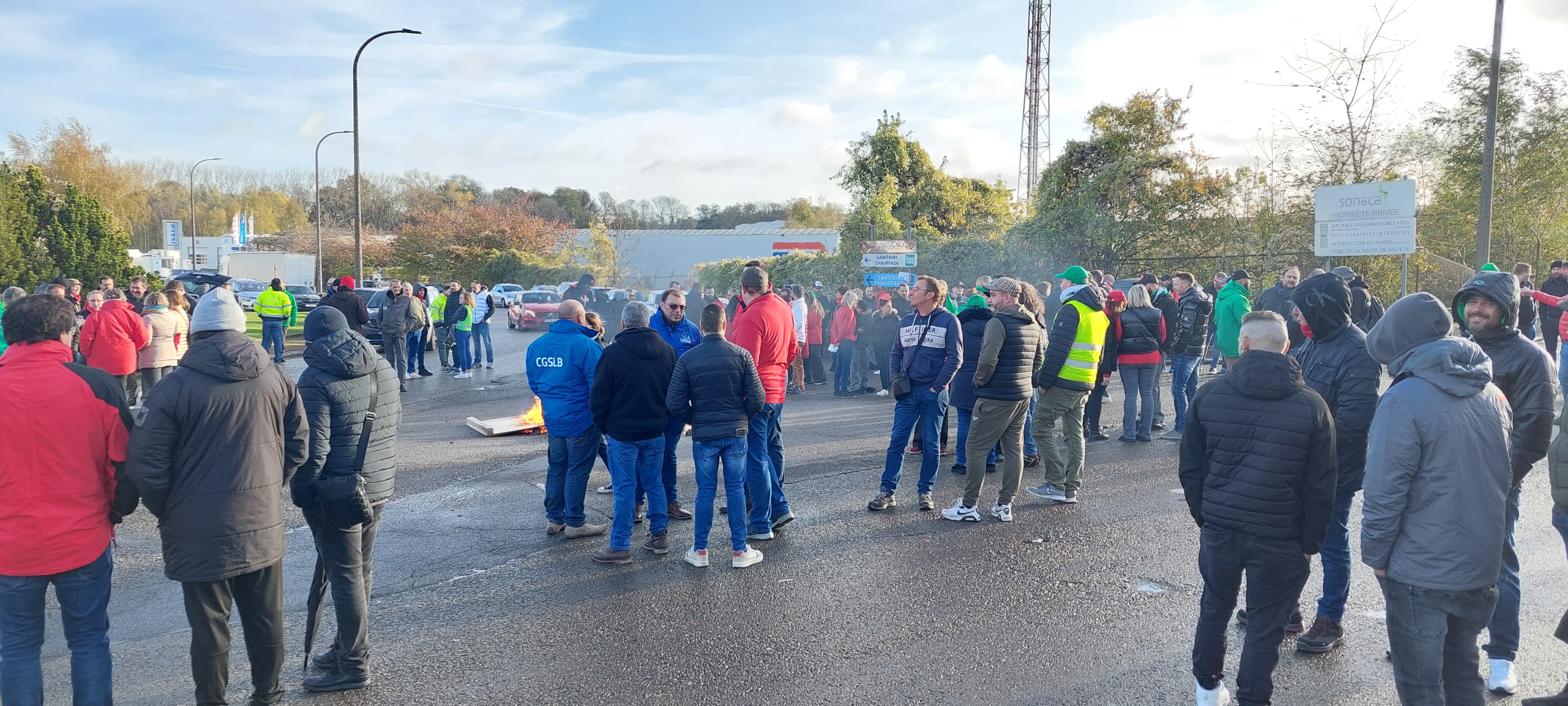 Grève générale : Des piquets de grève nombreux et fournis dans la région de Charleroi, selon la FGTB