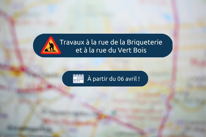 Montigny-le-Tilleul: Travaux à la rue de la Briqueterie et à la rue du Vert Bois à partir du jeudi 6 avril