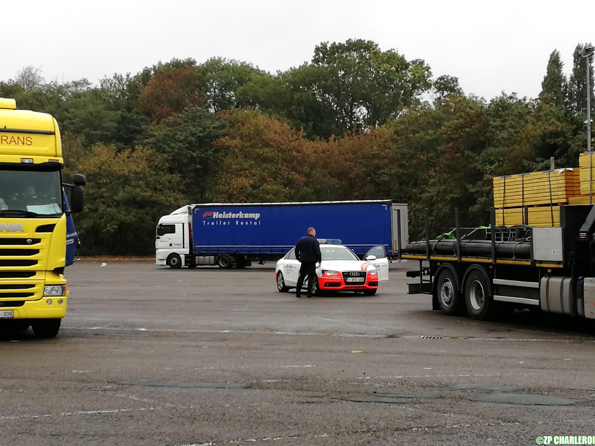 Charleroi: résultat de l'opération de contrôle poids lourds 