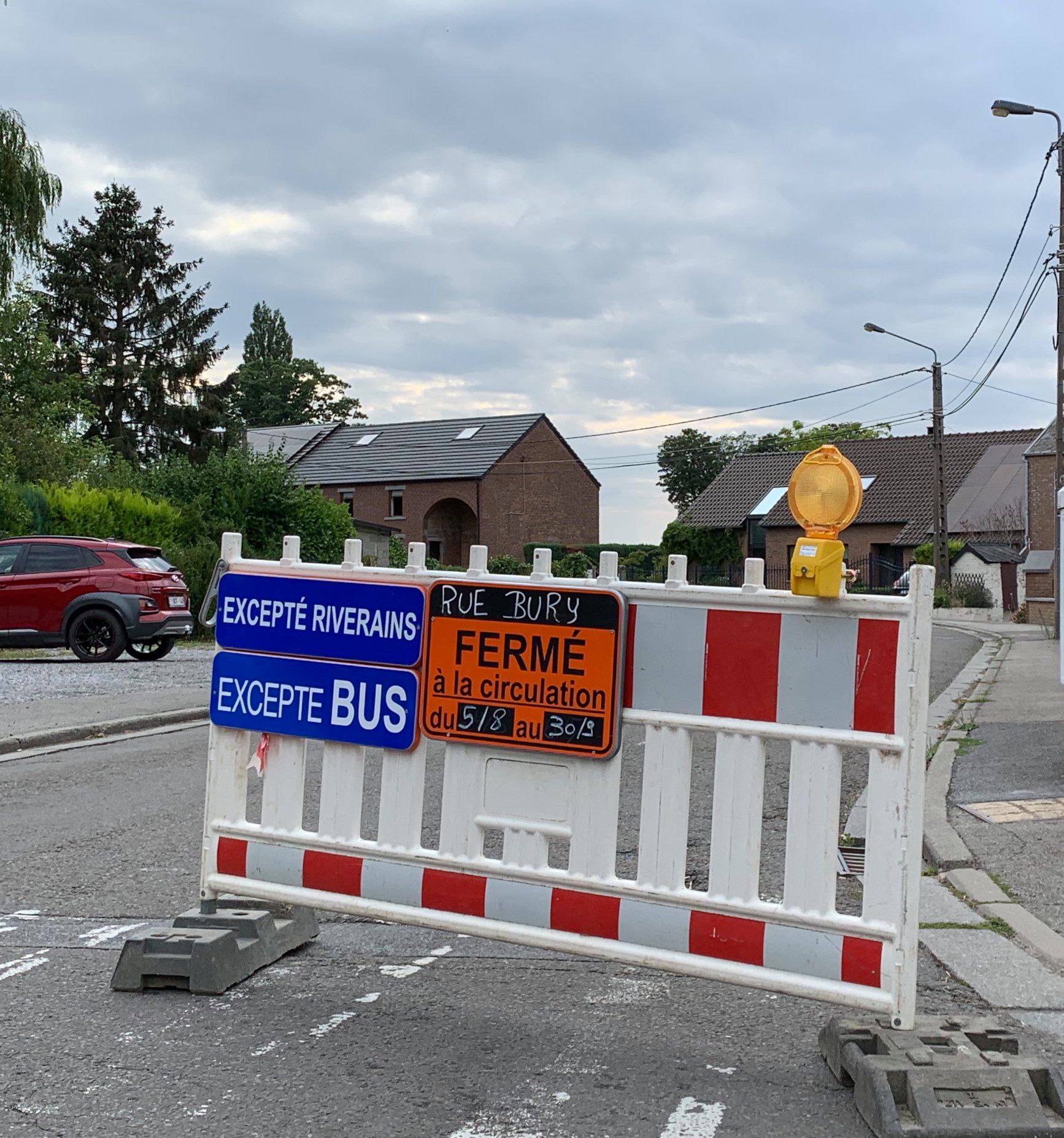 Gozée: les travaux ont repris à la rue Armand Bury 