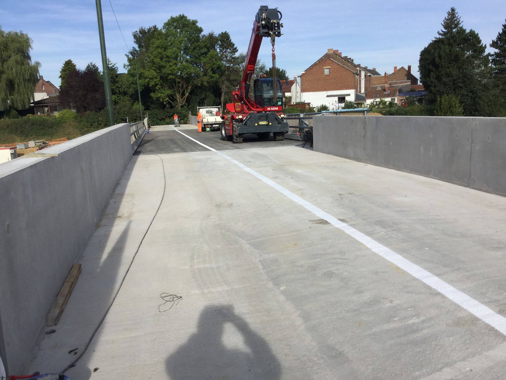 Gouy-lez-Piéton: ouverture du pont provisoire ! 