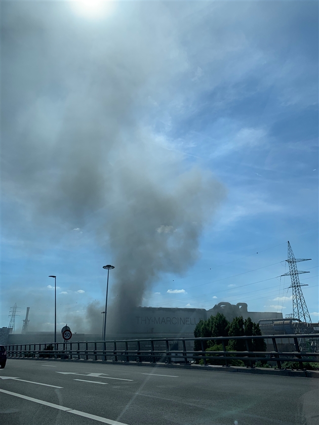 Charleroi: un ouvrir blessé à l'usine Thy-Marcinelle