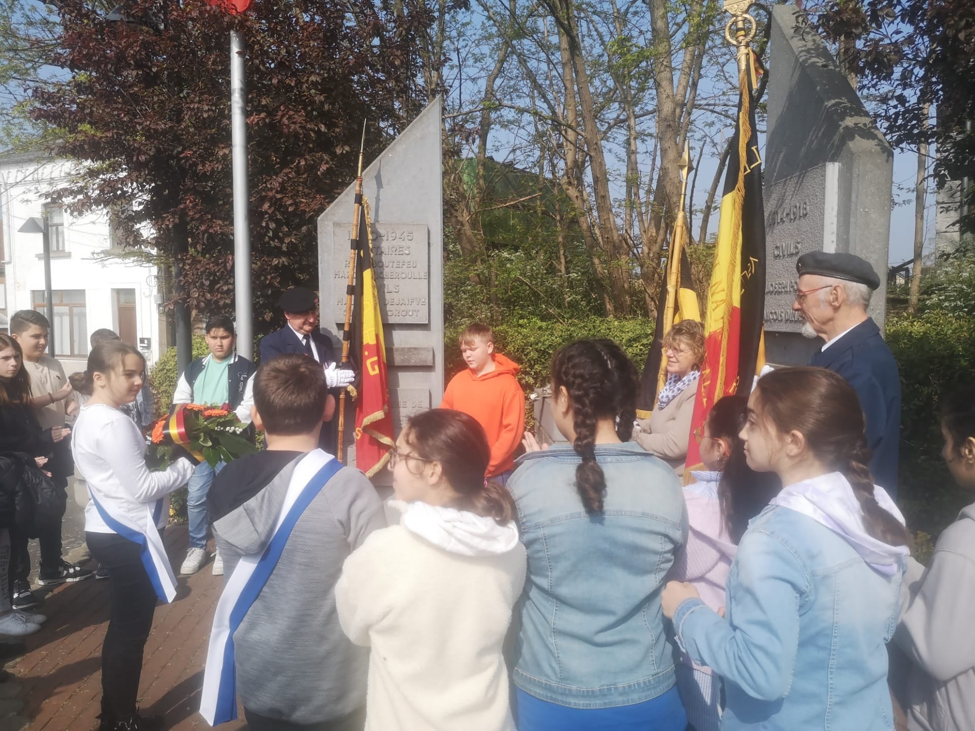 Aiseau-Presles: hommage aux soldats de la seconde guerre mondiale