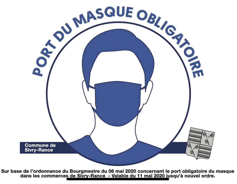 Sivry : port du masque désormais obligatoire !