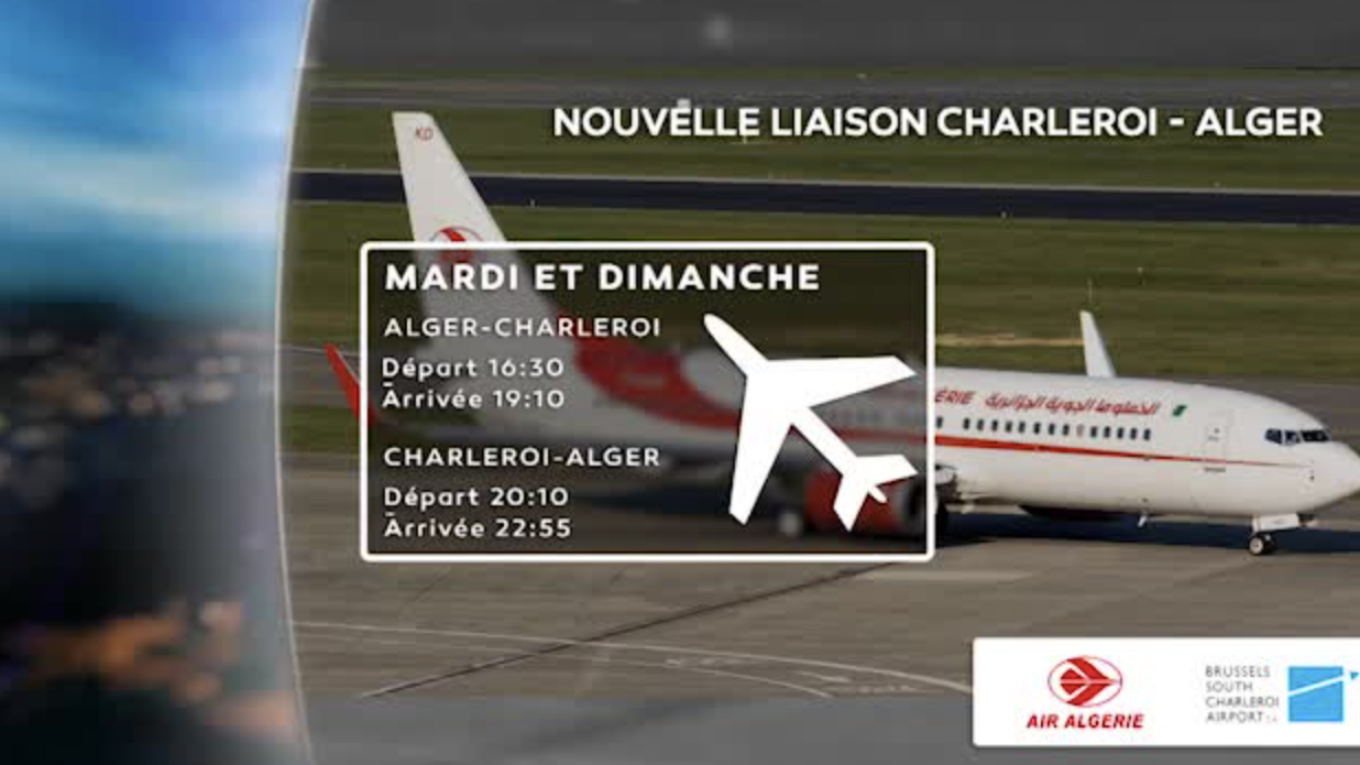 Alger, nouvelle destination au départ de Charleroi