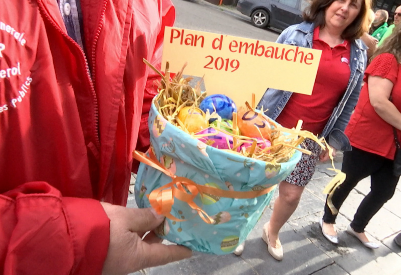 Réunion au finish pour les syndicats et le bourgmestre de Charleroi