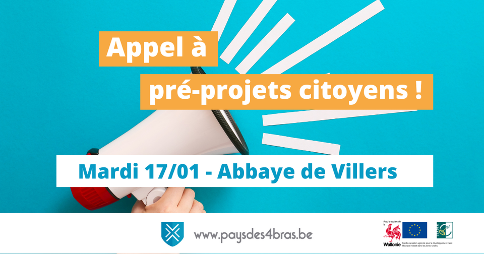 Les Bons Villers: Quels projets voulez-vous pour le Pays des 4 Bras à l’horizon 2028?