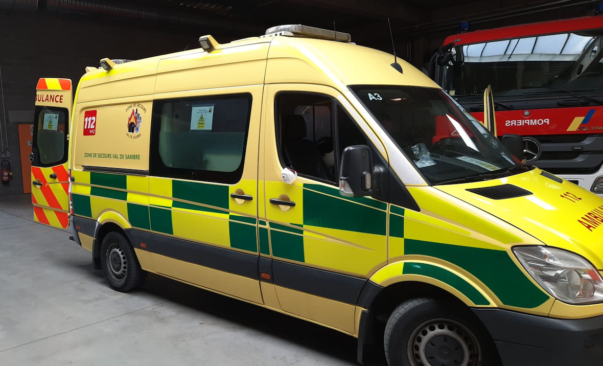 Une ambulance Covid-19 supplémentaire pour la zone de secours Val de Sambre