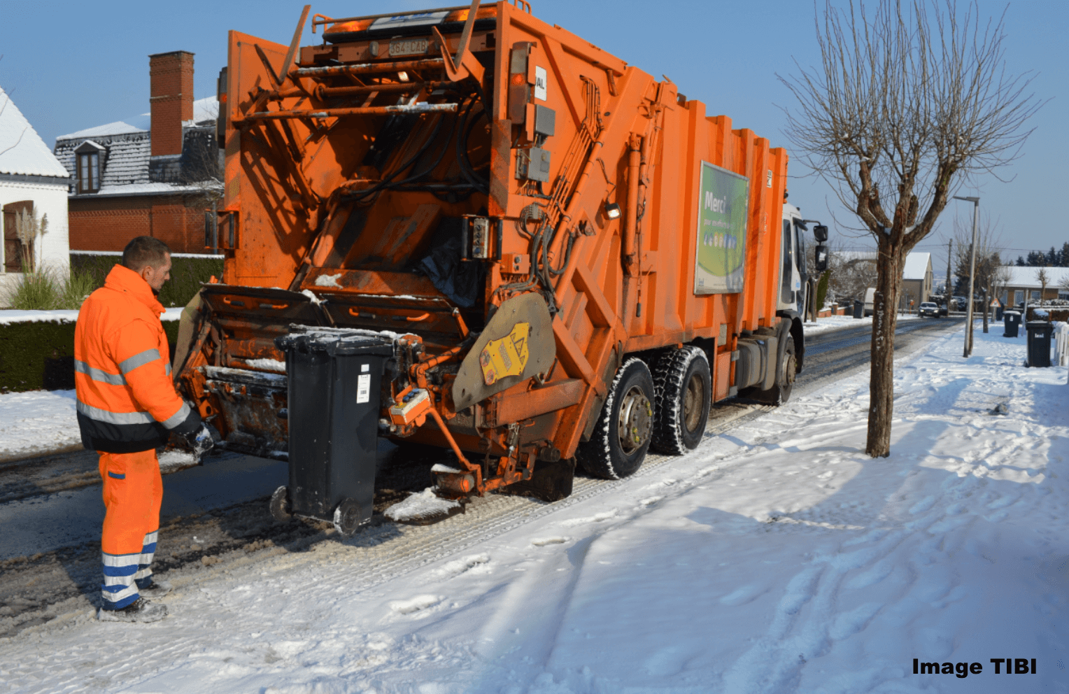 collecte des déchets perturbées hier par les conditions climatiques