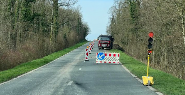 Sivry: des travaux d’égouttage et de piste cyclable ont commencé