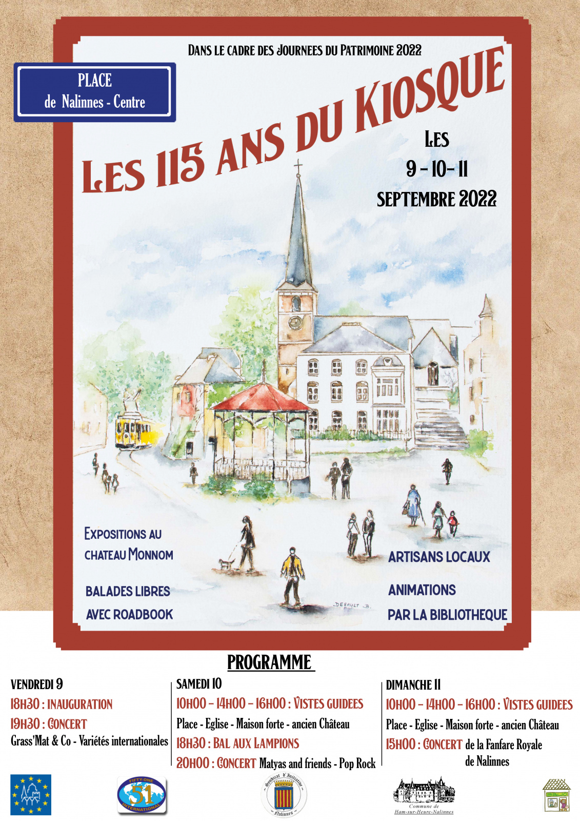 Ham-sur-Heure-Nalinnes: le Kiosque fête ses 115 ans 