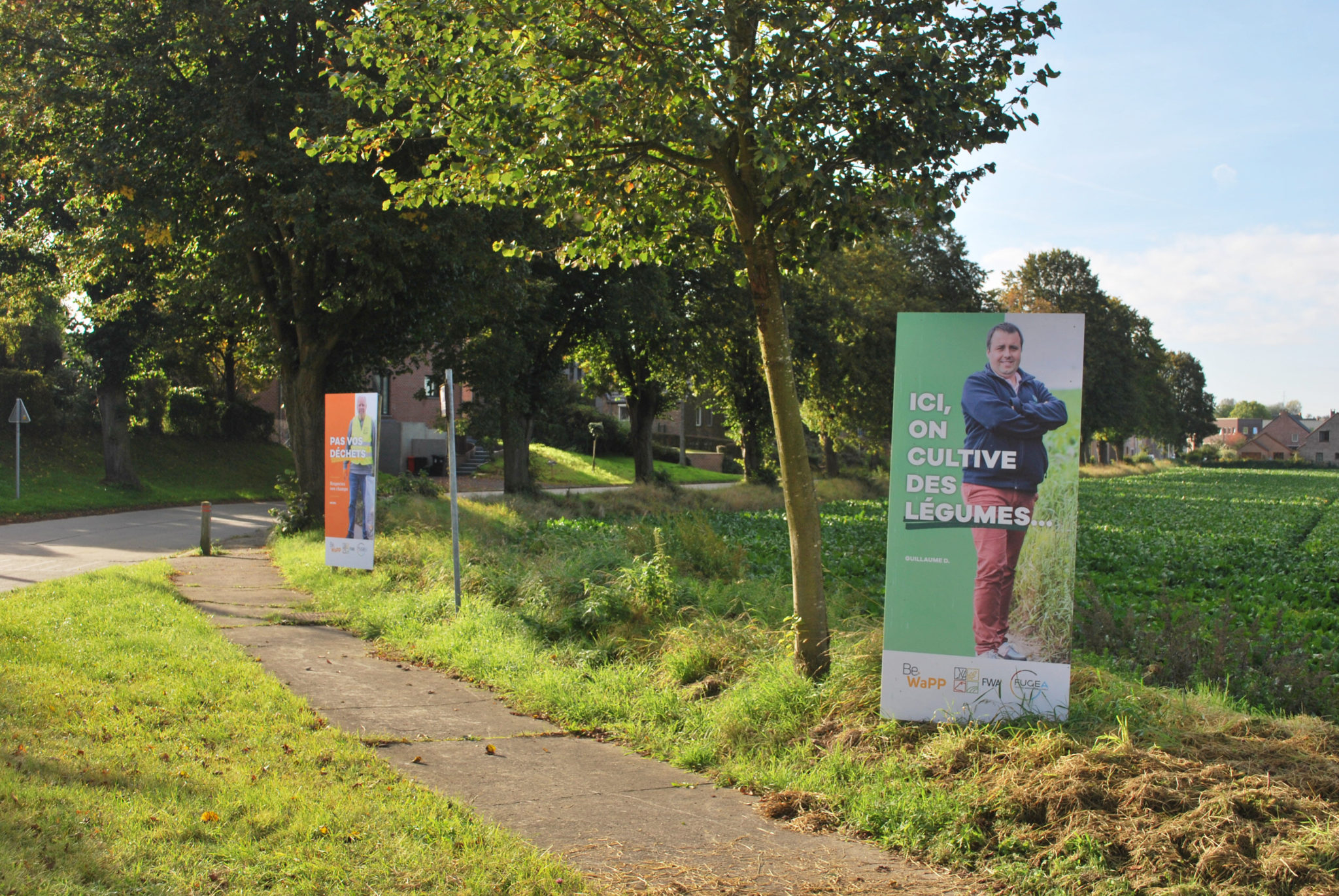 Pont-à-Celles lutte contre les déchets sauvages aux abords des champs ! 