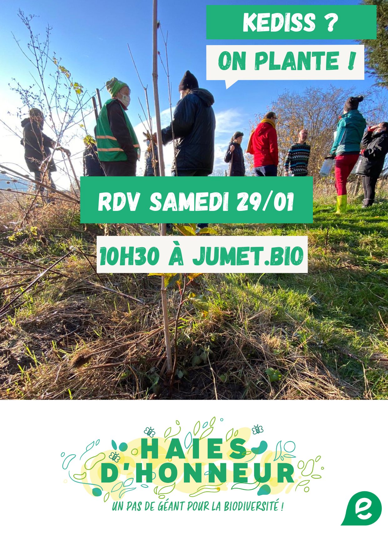 Jumet : Les Ecolos vont planter des haies ce week-end