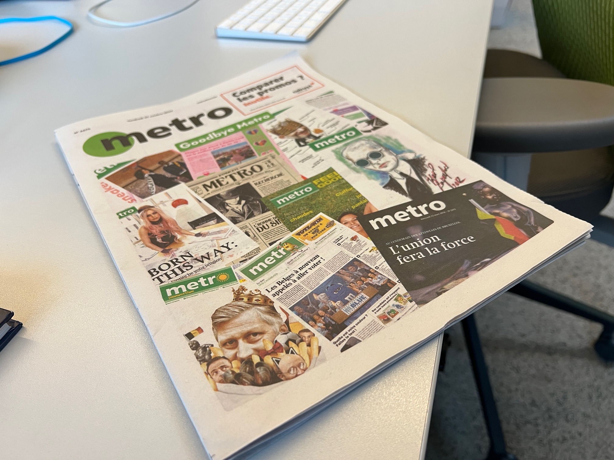 Clap de fin pour le journal gratuit Metro !