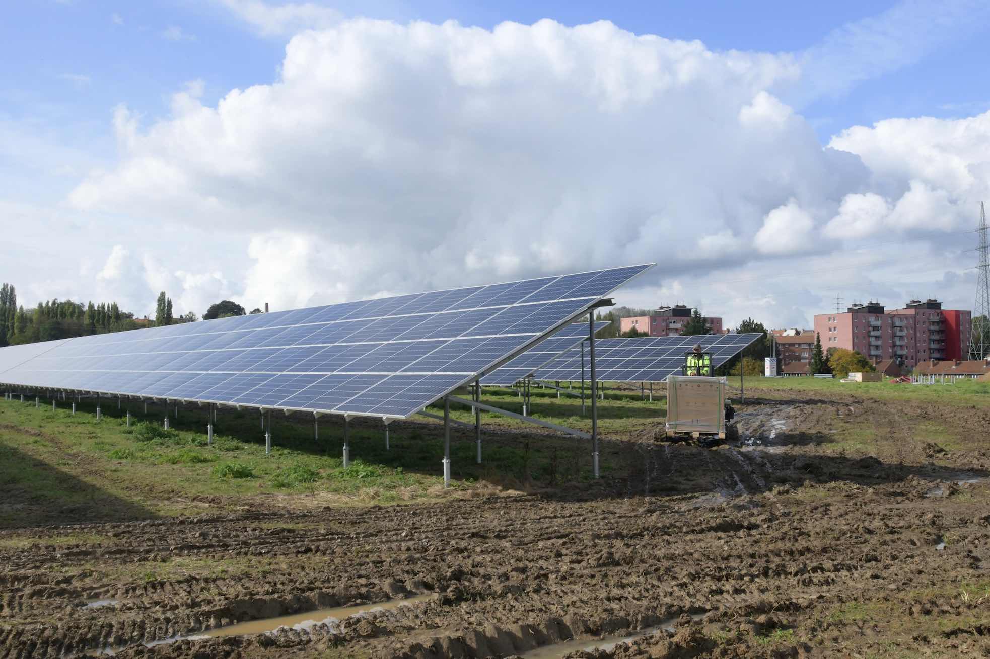 Charleroi : une centrale photovoltaïque installée aux anciennes Aciéries Allard