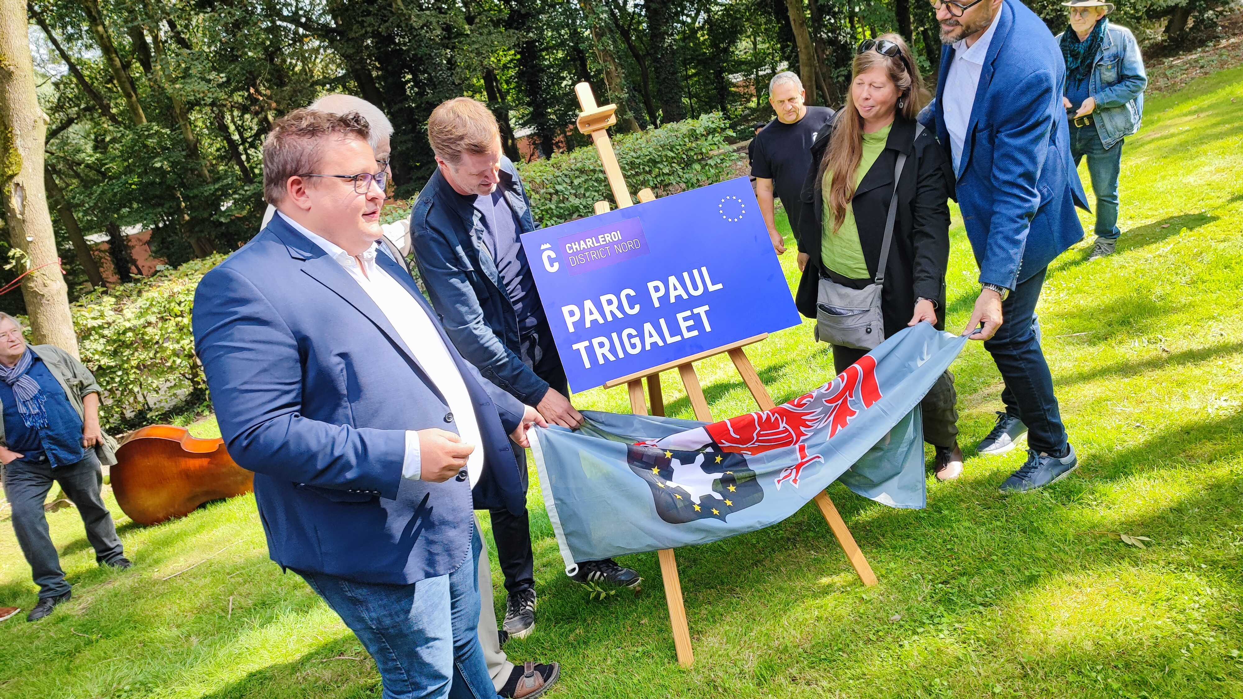 Jumet: L'Allée Verte devient le parc Paul Trigalet