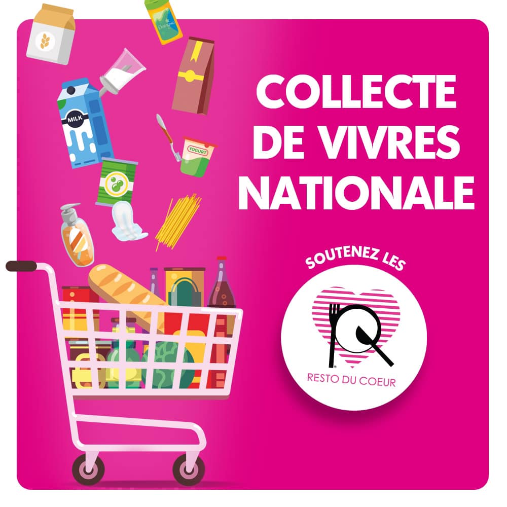 Le Resto du Coeur de Charleroi organise une collecte de vivres nationale