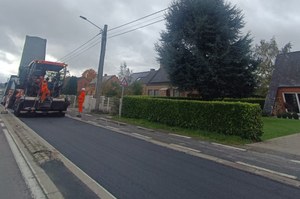 Thuin: Circulation rétablie sur la route de Sartiau jusqu'au 5 novembre