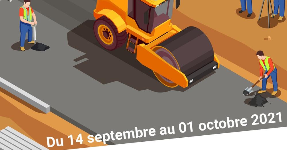 Travaux : Fermeture de la RN54 (voie rapide Erquelinnes - Jeumont) du 14 septembre au 1er octobre