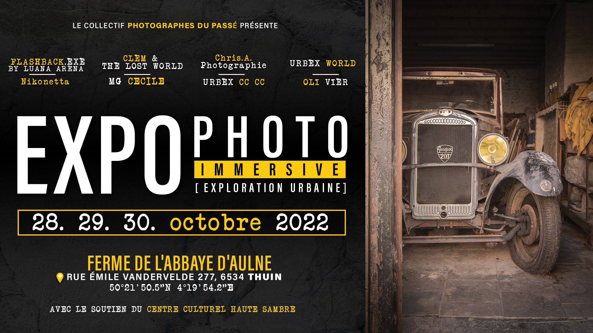 Thuin: une exposition photo immersive et interactive sur l’urbex