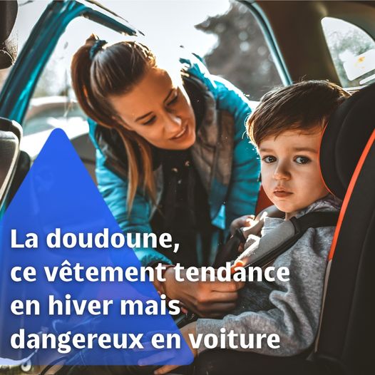 Sécurité routière : la doudoune, l’ennemie de la ceinture 